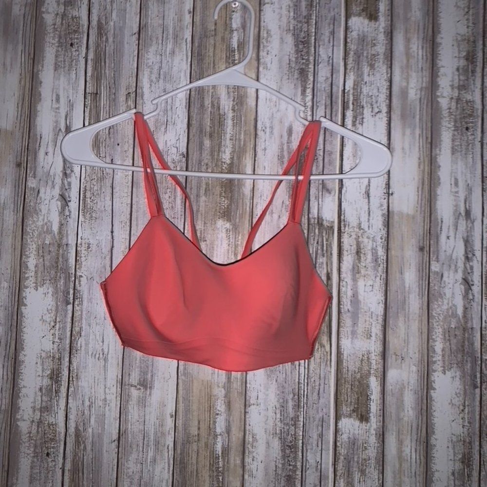 lululemon like a cloud bra size 6 raspberry cream